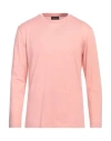 Roberto Collina Man T-shirt Pink Size 38 Cotton