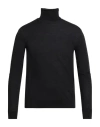 Roberto Collina Man Turtleneck Black Size 36 Wool