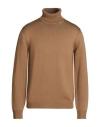 Roberto Collina Man Turtleneck Brown Size 42 Merino Wool