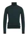 Roberto Collina Man Turtleneck Dark Green Size 44 Merino Wool