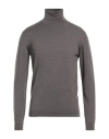 Roberto Collina Man Turtleneck Dove Grey Size 44 Merino Wool