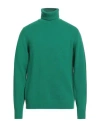 Roberto Collina Man Turtleneck Green Size 42 Wool, Cashmere