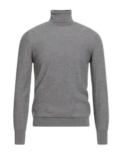Roberto Collina Man Turtleneck Grey Size 38 Wool