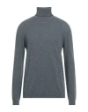 Roberto Collina Man Turtleneck Grey Size 44 Cashmere In Gray