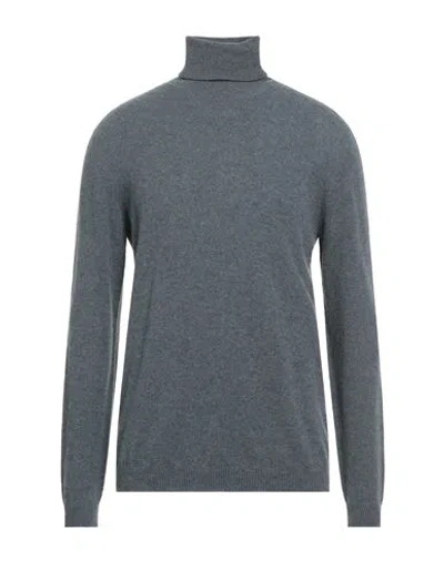 Roberto Collina Man Turtleneck Grey Size 44 Cashmere In Gray