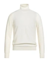 Roberto Collina Man Turtleneck Ivory Size 40 Wool