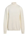 Roberto Collina Man Turtleneck Ivory Size 46 Wool