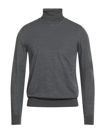 Roberto Collina Man Turtleneck Lead Size 44 Merino Wool