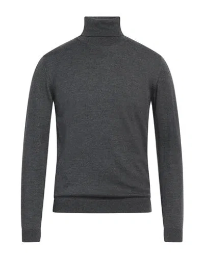 Roberto Collina Man Turtleneck Lead Size 44 Merino Wool In Grey