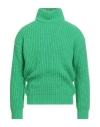 Roberto Collina Man Turtleneck Light Green Size 44 Baby Alpaca Wool, Nylon, Wool