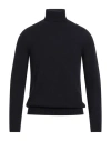 Roberto Collina Man Turtleneck Midnight Blue Size 42 Cashmere, Alpaca Wool