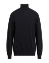 Roberto Collina Man Turtleneck Midnight Blue Size 46 Merino Wool, Cashmere