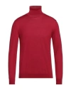 Roberto Collina Man Turtleneck Red Size 44 Merino Wool