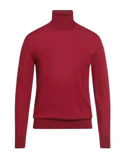 Roberto Collina Man Turtleneck Red Size 44 Wool