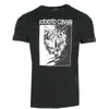 Roberto Collina Men's Bear Short Sleeve Shirt Top In Black In Black