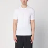 Roberto Collina Crew Neck Cotton T-shirt Clothing In White