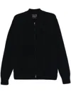 Roberto Collina Zippered Long-sleeved Sweater In Blau