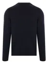 Roberto Collina Crewneck Knitted Sweater In Black
