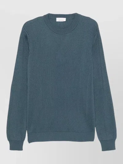 Roberto Collina Merino Wool Crew-neck Jumper In Animal Print