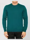 Roberto Collina Green Merino Wool Sweater In Green
