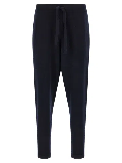 Roberto Collina Merino Wool Joggers In Multi