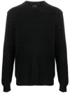 Roberto Collina Merino Wool Jumper In Black