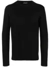 Roberto Collina Merino Wool Jumper In Black