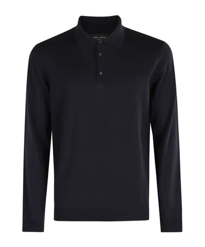 ROBERTO COLLINA MERINO WOOL POLO SHIRT