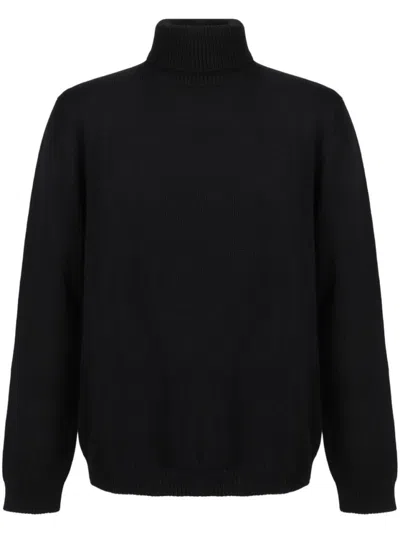 Roberto Collina Turtleneck Sweater In Black