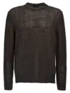 Roberto Collina Mesh Sweater Sweaters And Cardigans Brown In Brown