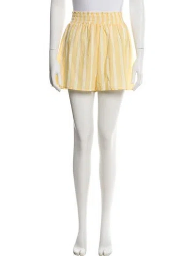 Pre-owned Roberto Collina Mini Shorts In Yellow