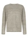 Roberto Collina Long-sleeve Knitted Pullover In Gray