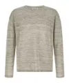 Roberto Collina Long-sleeve Knitted Pullover In Gray