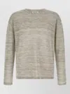 Roberto Collina Long-sleeve Knitted Pullover In Gray