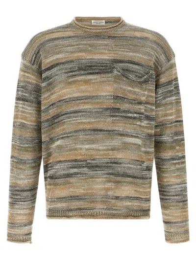 Roberto Collina Mouliné Sweater In Brown