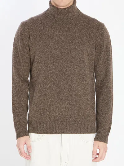 ROBERTO COLLINA ROBERTO COLLINA MOULINE TURTLENECK SWEATER