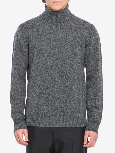 ROBERTO COLLINA MOULINE TURTLENECK SWEATER
