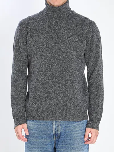 ROBERTO COLLINA ROBERTO COLLINA MOULINE TURTLENECK SWEATER