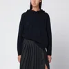 Roberto Collina Navy Blue Wool Sweatshirt In Blue