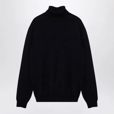 ROBERTO COLLINA ROBERTO COLLINA NAVY TURTLENECK PULLOVER