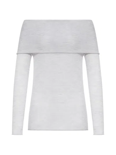 ROBERTO COLLINA OFF-SHOULDER SWEATER