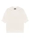 Roberto Collina Open-knit Sweater In Neutrals