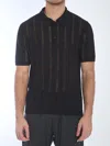 Roberto Collina Polo Shirt  Men Color Black In Black