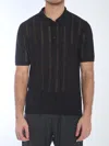 Roberto Collina Polo Shirt  Men Color Black In Black