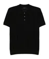 Roberto Collina Polo Shirt  Men Color Black In Black