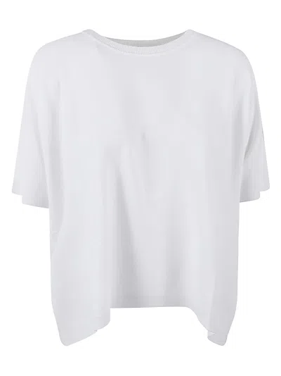 Roberto Collina Oversized Round Neck T-shirt In White