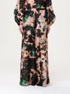 Roberto Collina Abstract-print Wide-leg Trousers In Brown