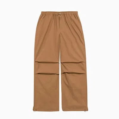 Roberto Collina Parachute Trousers In Brown
