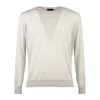 Roberto Collina Pearl Ultrafine Merino Wool Sweater In Multi
