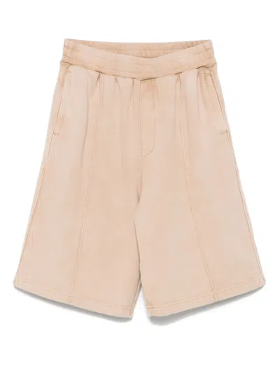 Roberto Collina Piped-trim Shorts In Neutrals